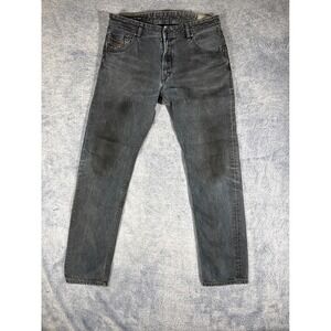 Diesel Krayver Regular Slim-Carrot Jeans Faded Black Wash 0816V Mens 31(33)x30